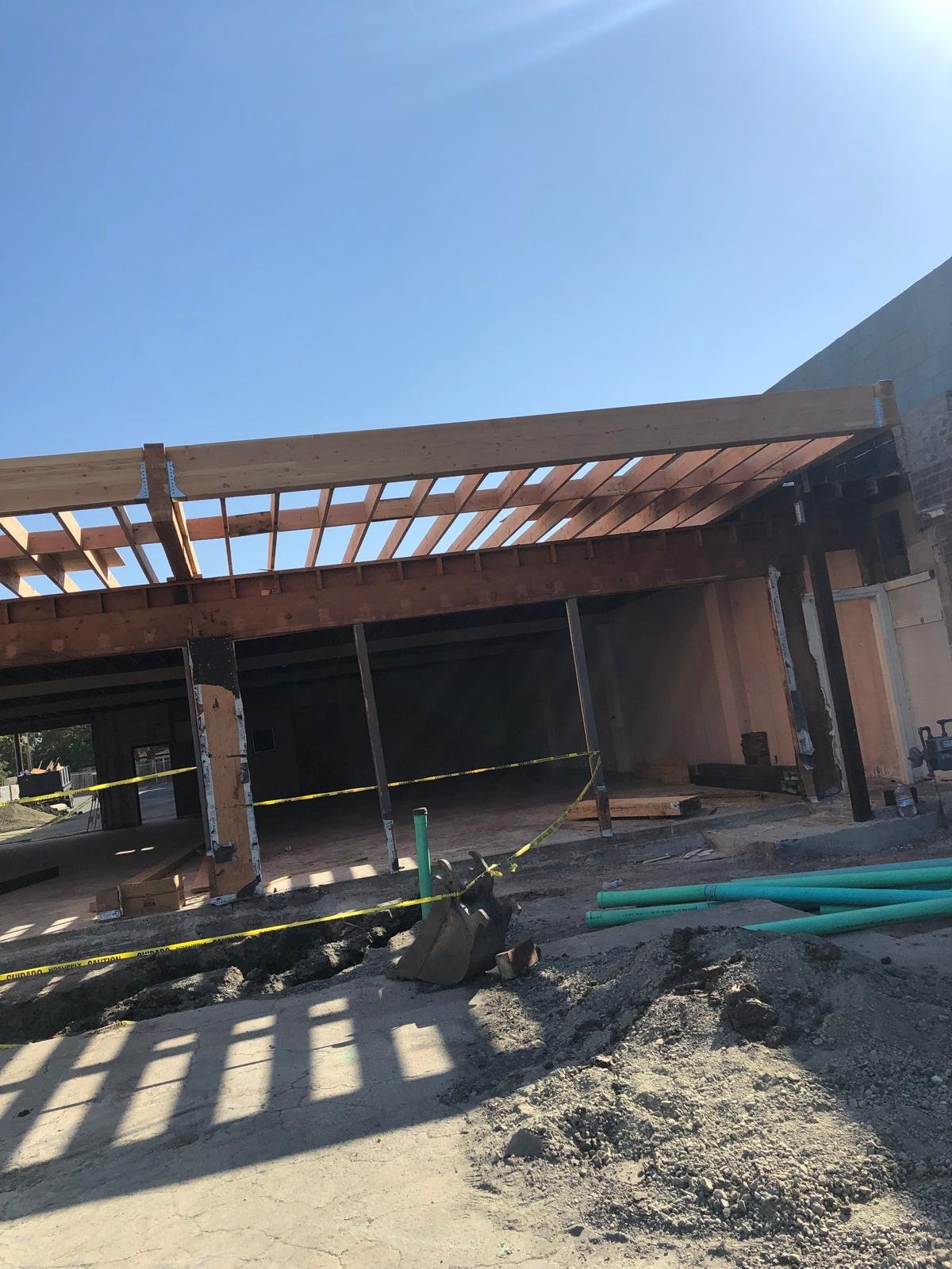 Tile roof project